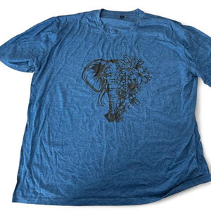 Blue elephant graphic tee #elephantlove